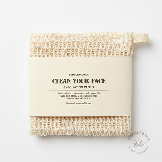 CLEAN YOUR FACE - Dual-sided exfoliating wash cloth